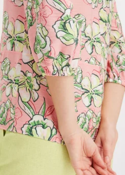 Blusa de mezcla de viscosa fluida