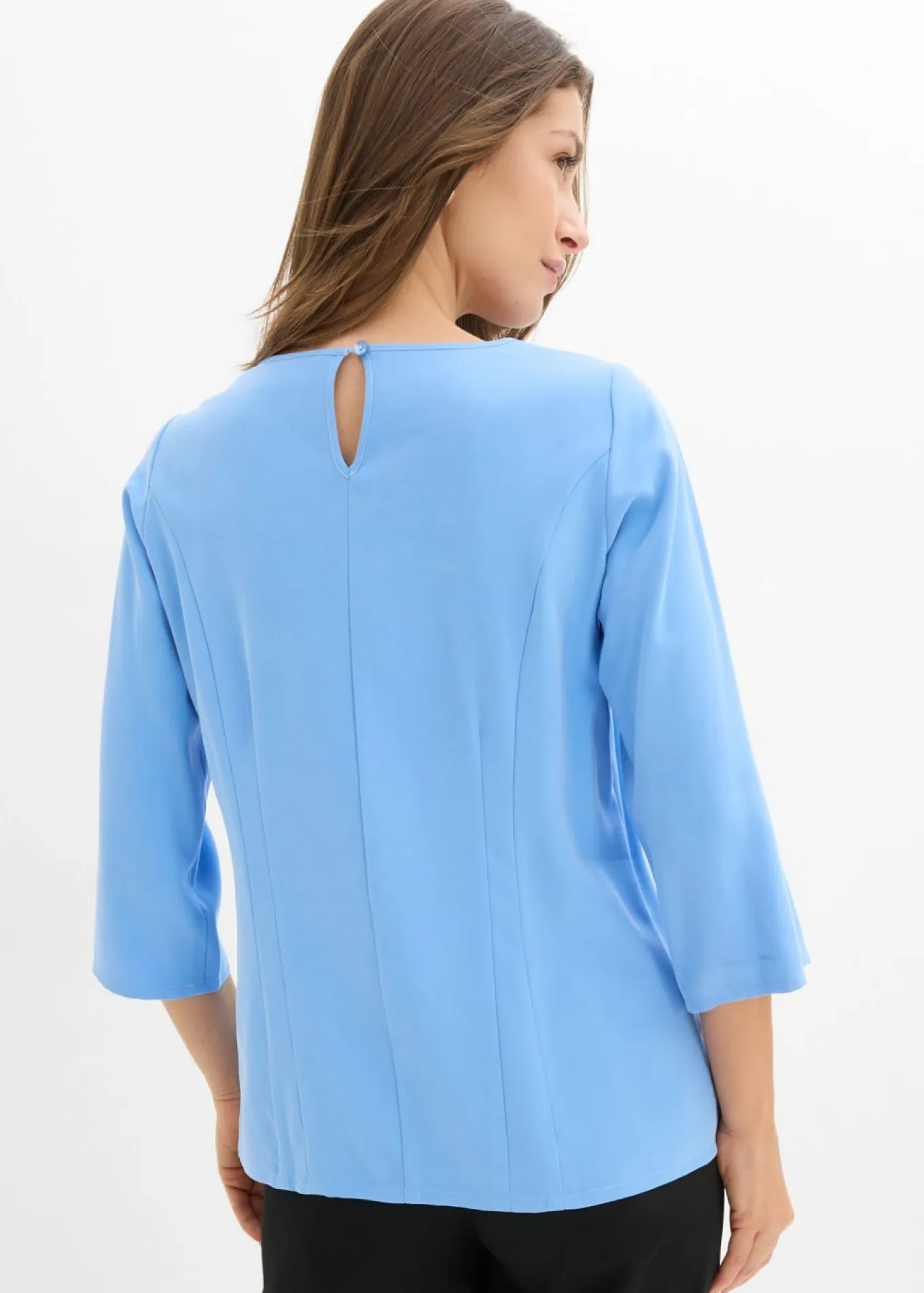 Blusa de mezcla de viscosa fluida