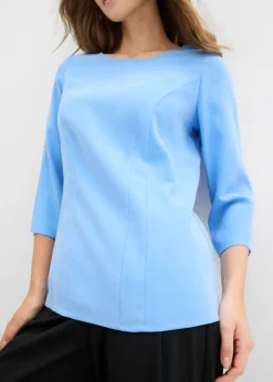 Blusa de mezcla de viscosa fluida