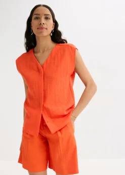 Blusa de mezcla de viscosa ligera