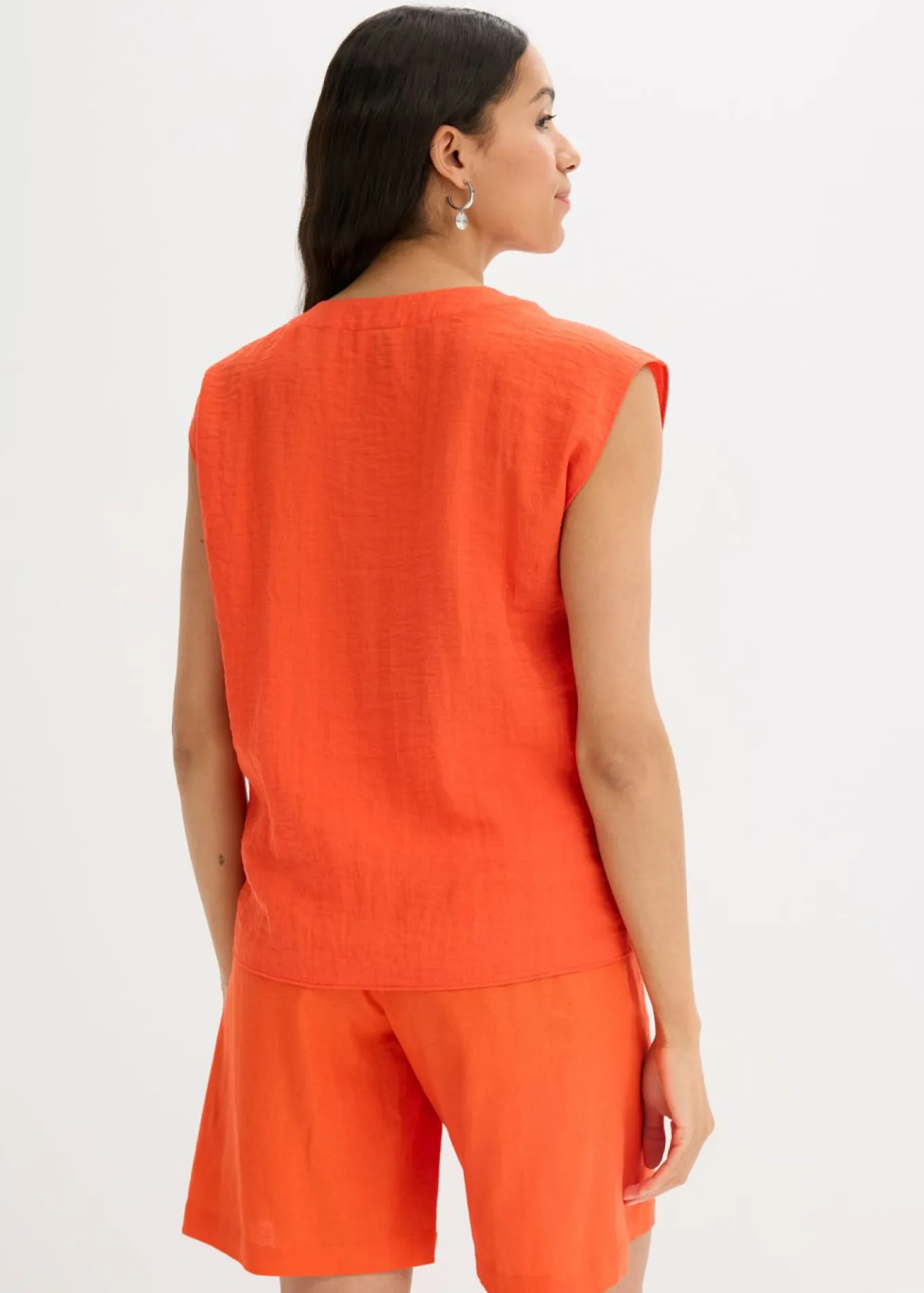 Blusa de mezcla de viscosa ligera