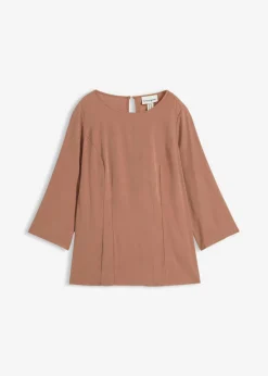 Blusa de mezcla de viscosa fluida