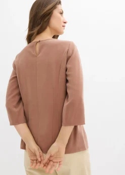 Blusa de mezcla de viscosa fluida