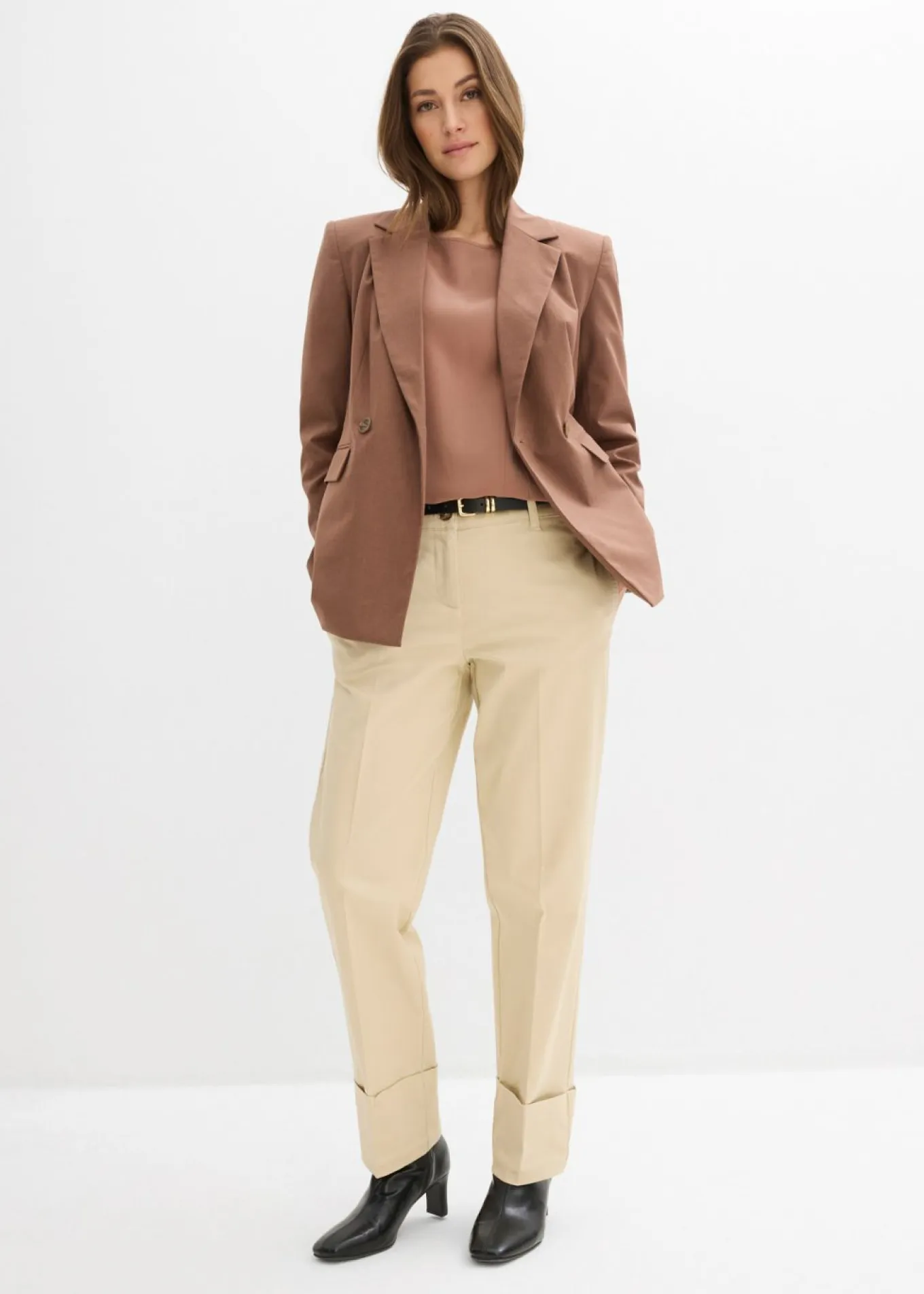 Blusa de mezcla de viscosa fluida