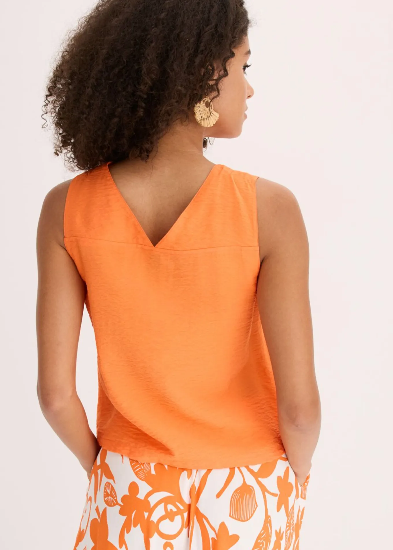 Blusa de mezcla de viscosa suave
