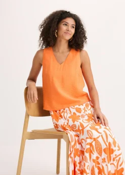 Blusa de mezcla de viscosa suave