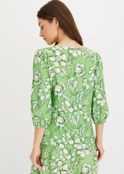 Blusa de mezcla de viscosa fluida