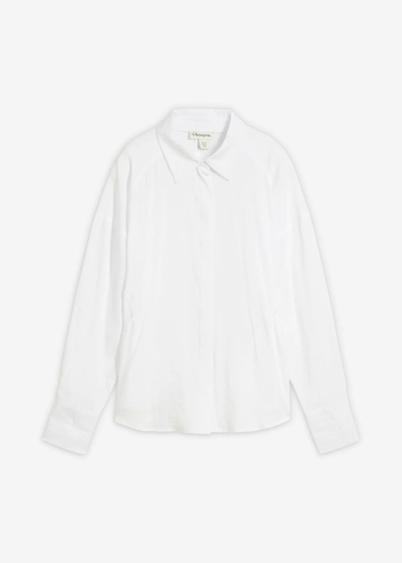 Blusa de mezcla de viscosa con bolsillos