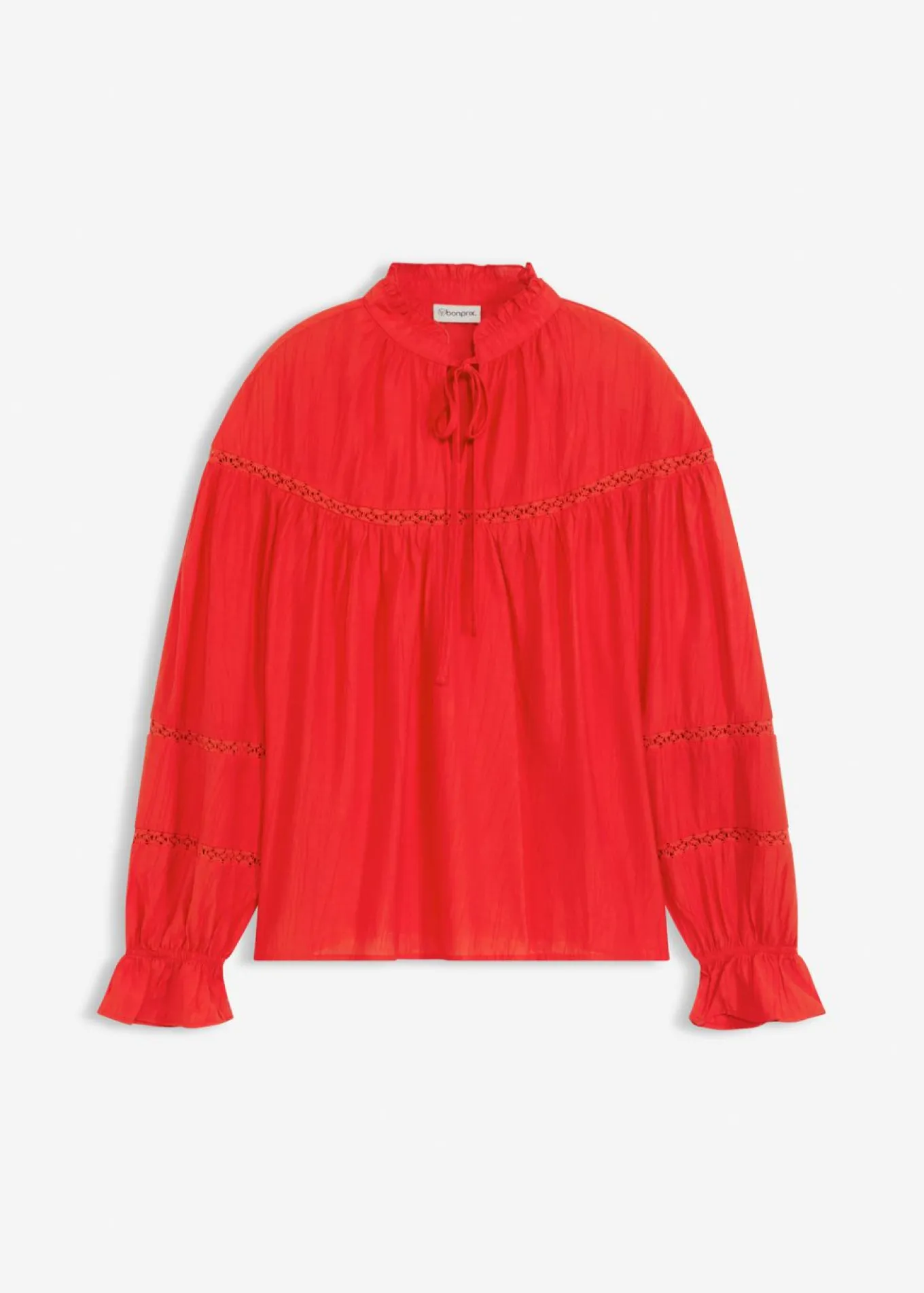 Blusa de mezcla de viscosa fina