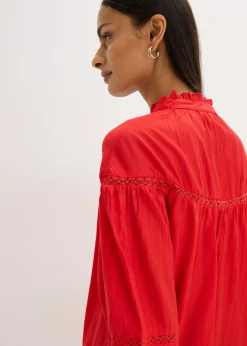 Blusa de mezcla de viscosa fina