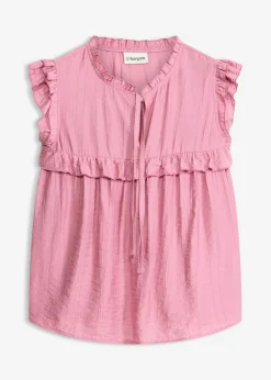 Blusa de mezcla de viscosa