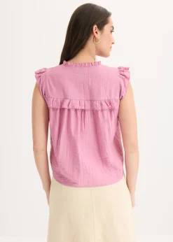 Blusa de mezcla de viscosa
