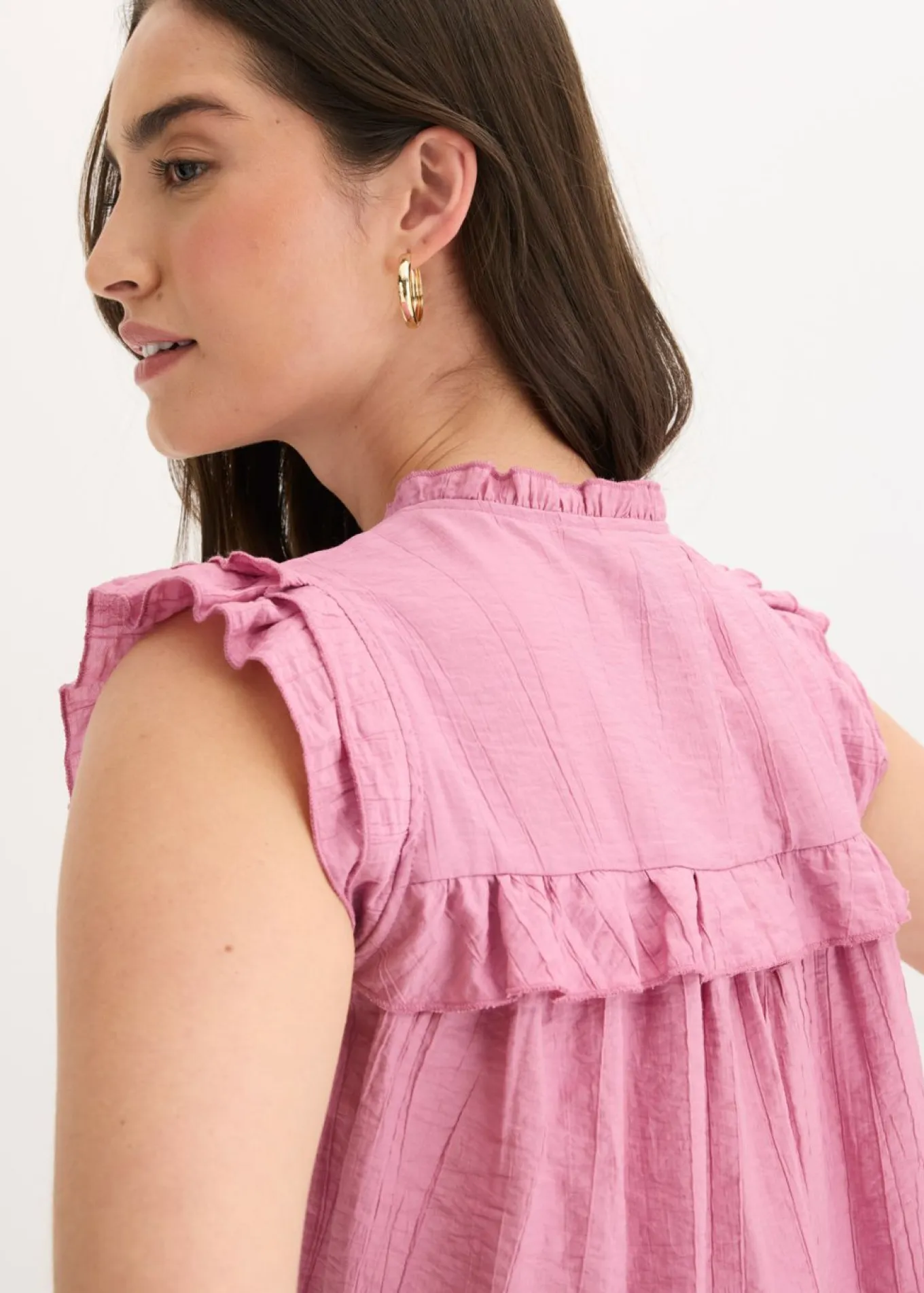 Blusa de mezcla de viscosa