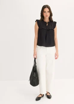Blusa de mezcla de viscosa