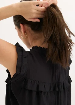 Blusa de mezcla de viscosa