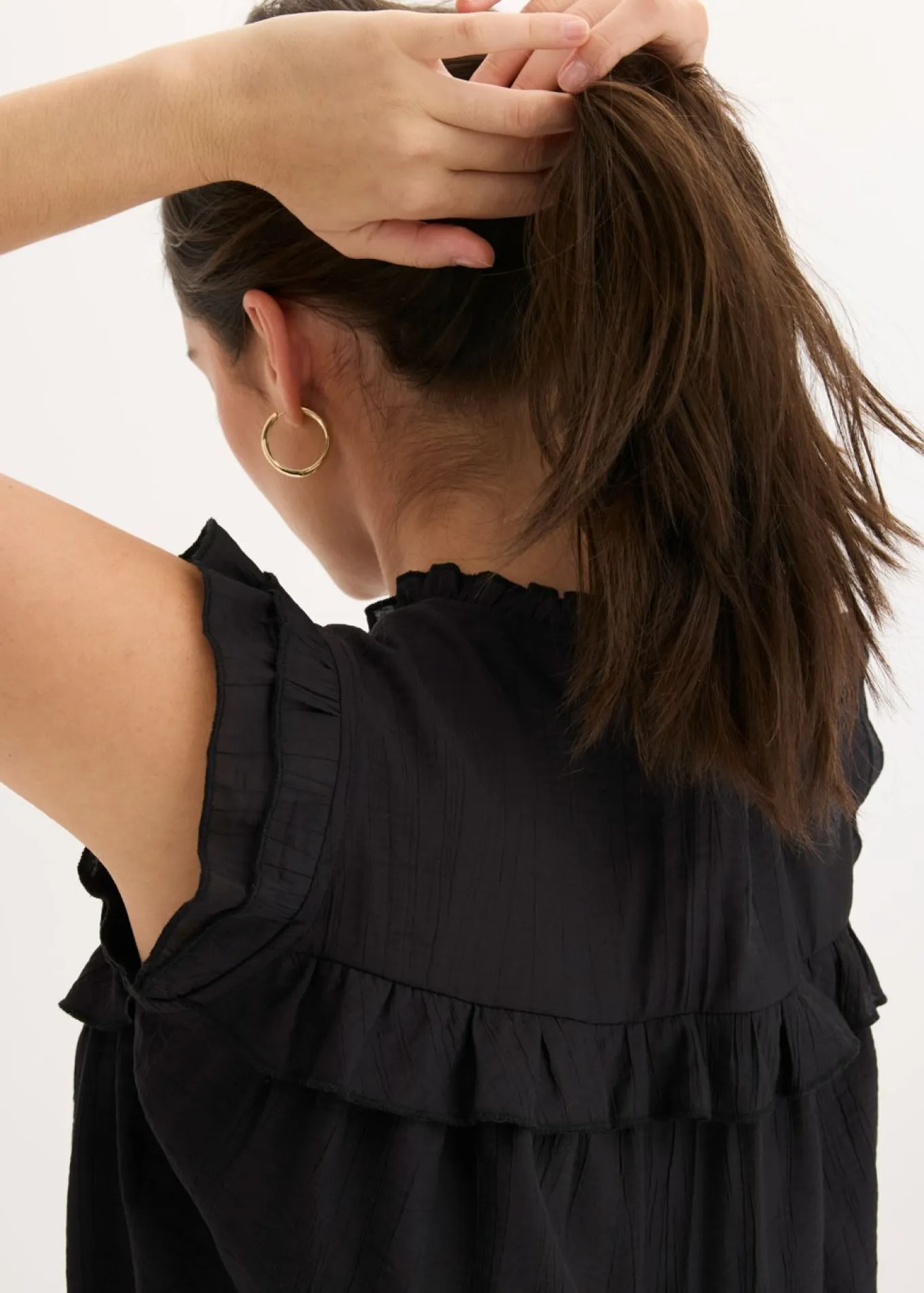 Blusa de mezcla de viscosa