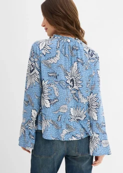 Blusa de mezcla suave de modal