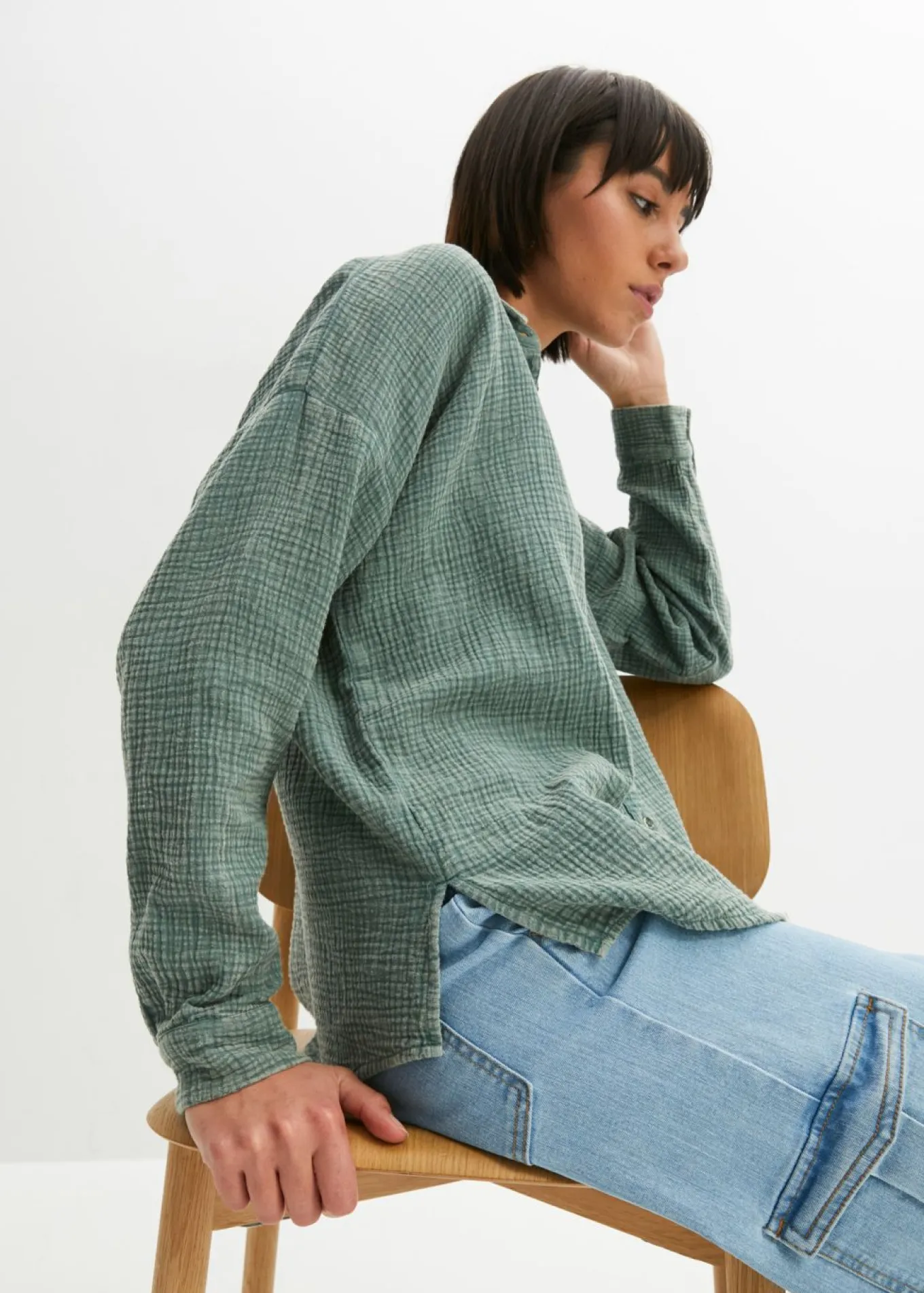Blusa de muselina