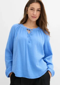 Blusa de muselina suave