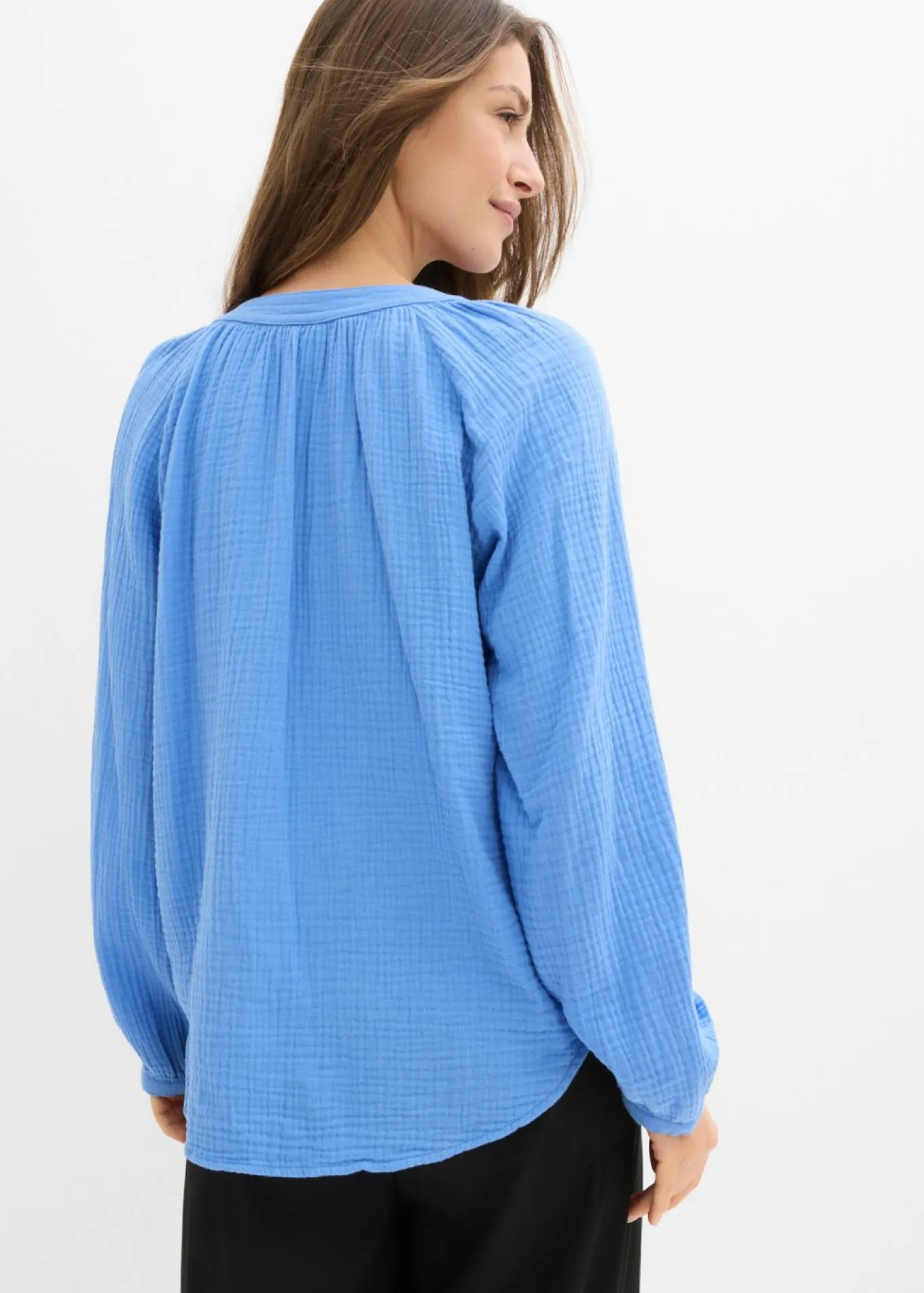 Blusa de muselina suave