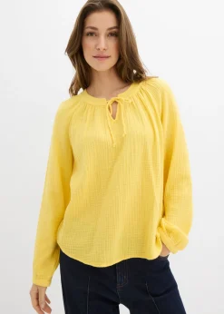 Blusa de muselina suave