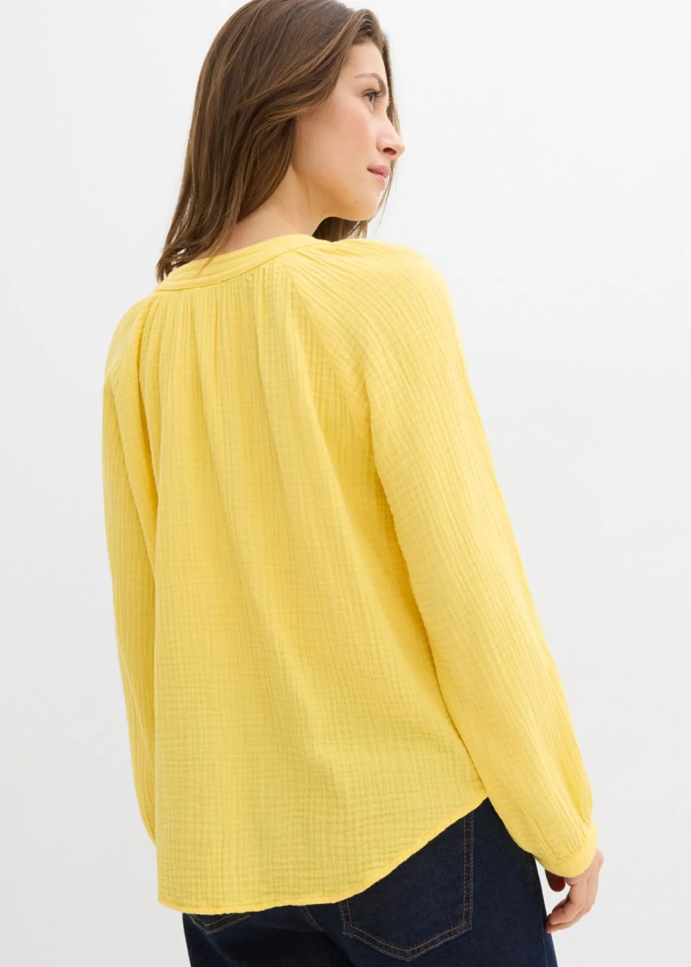 Blusa de muselina suave