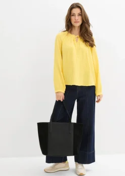 Blusa de muselina suave