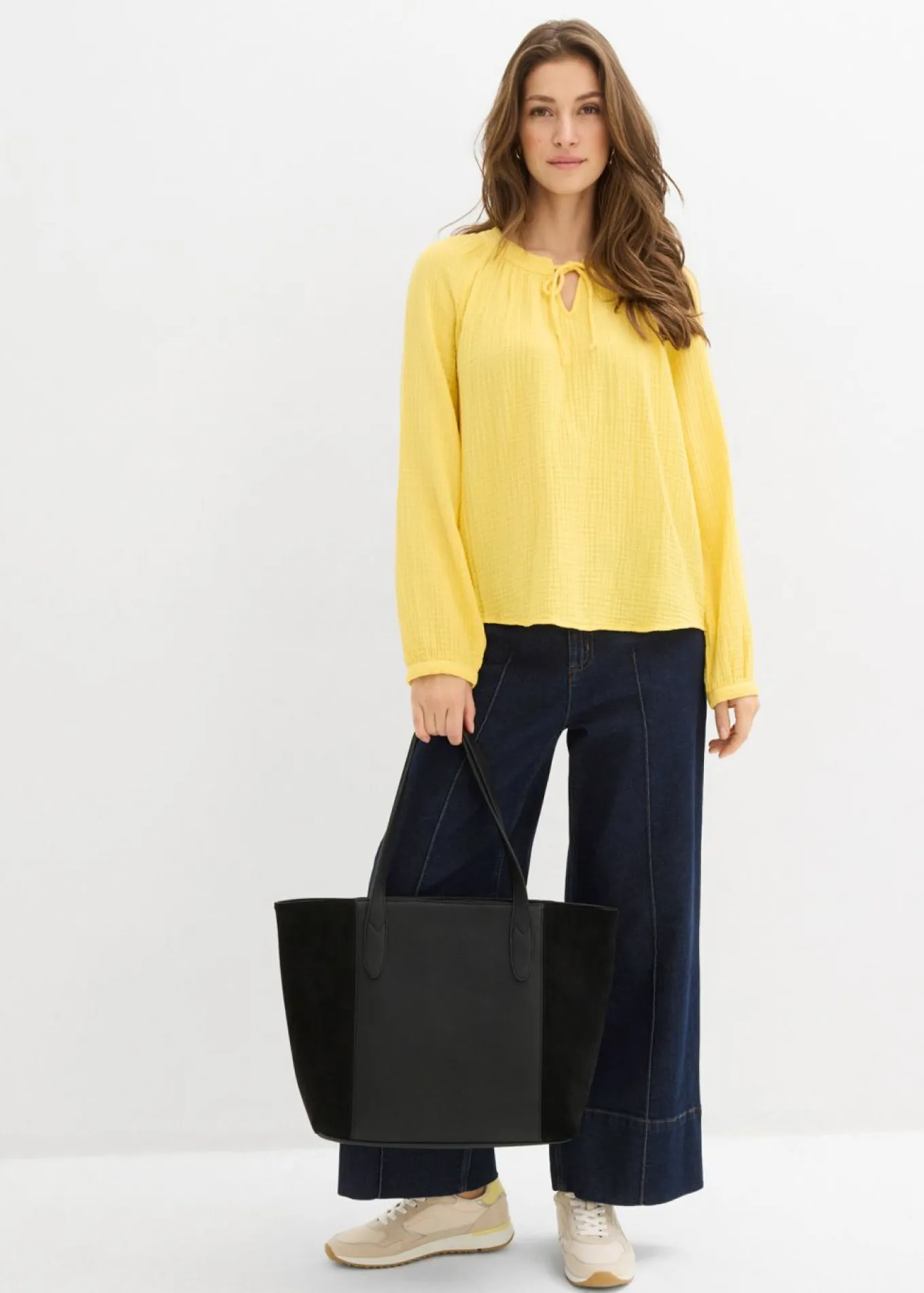 Blusa de muselina suave