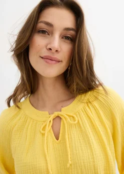 Blusa de muselina suave