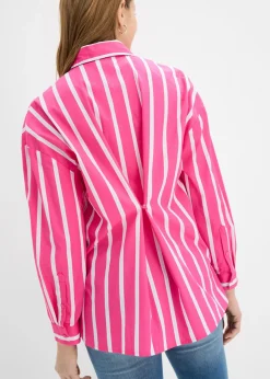 Blusa de popelín de algodón