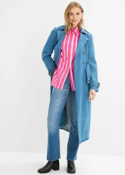 Blusa de popelín de algodón