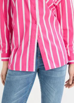 Blusa de popelín de algodón