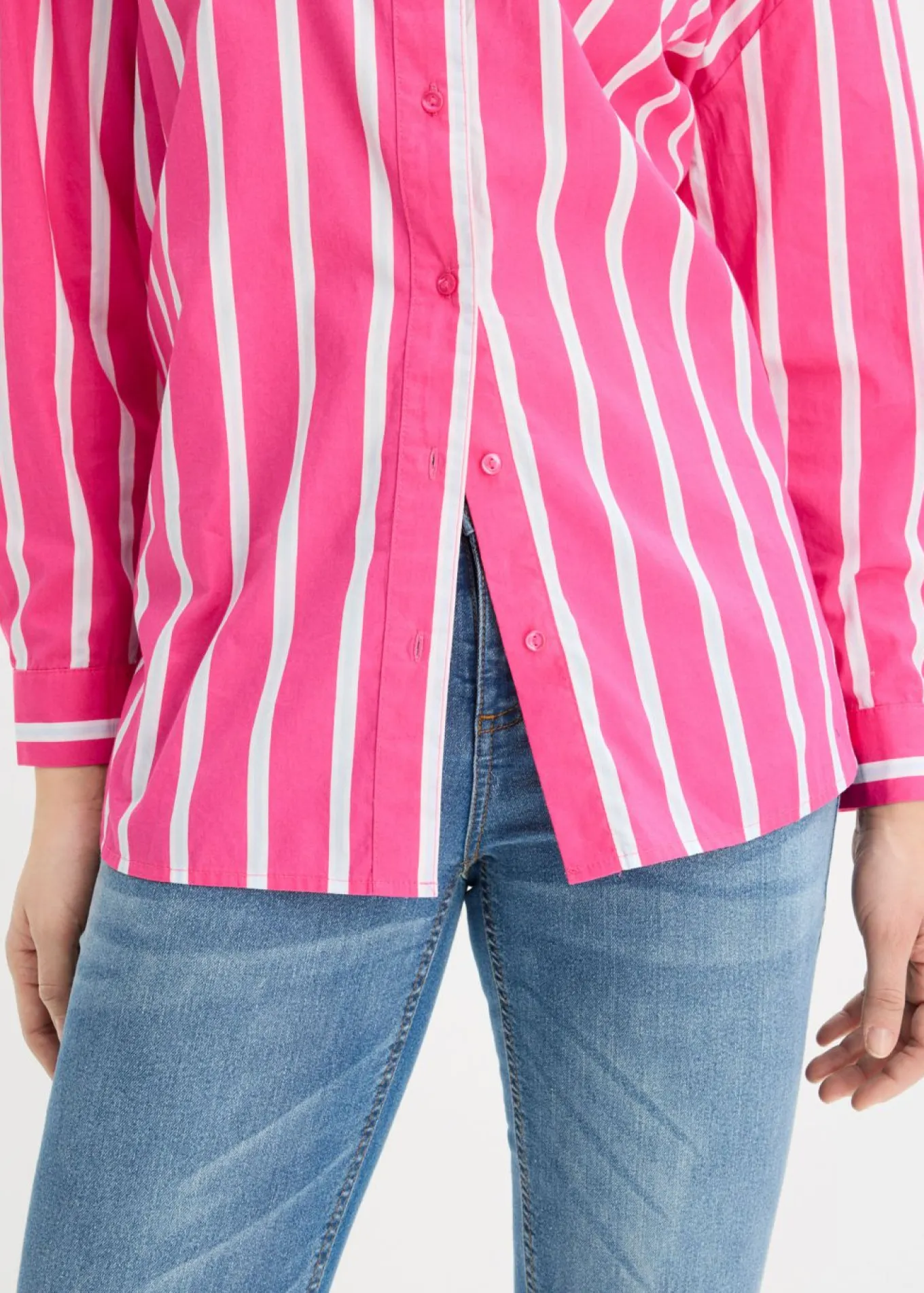 Blusa de popelín de algodón