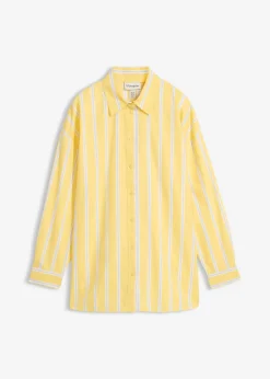 Blusa de popelín de algodón