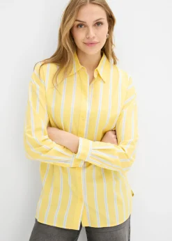 Blusa de popelín de algodón