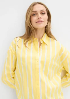 Blusa de popelín de algodón