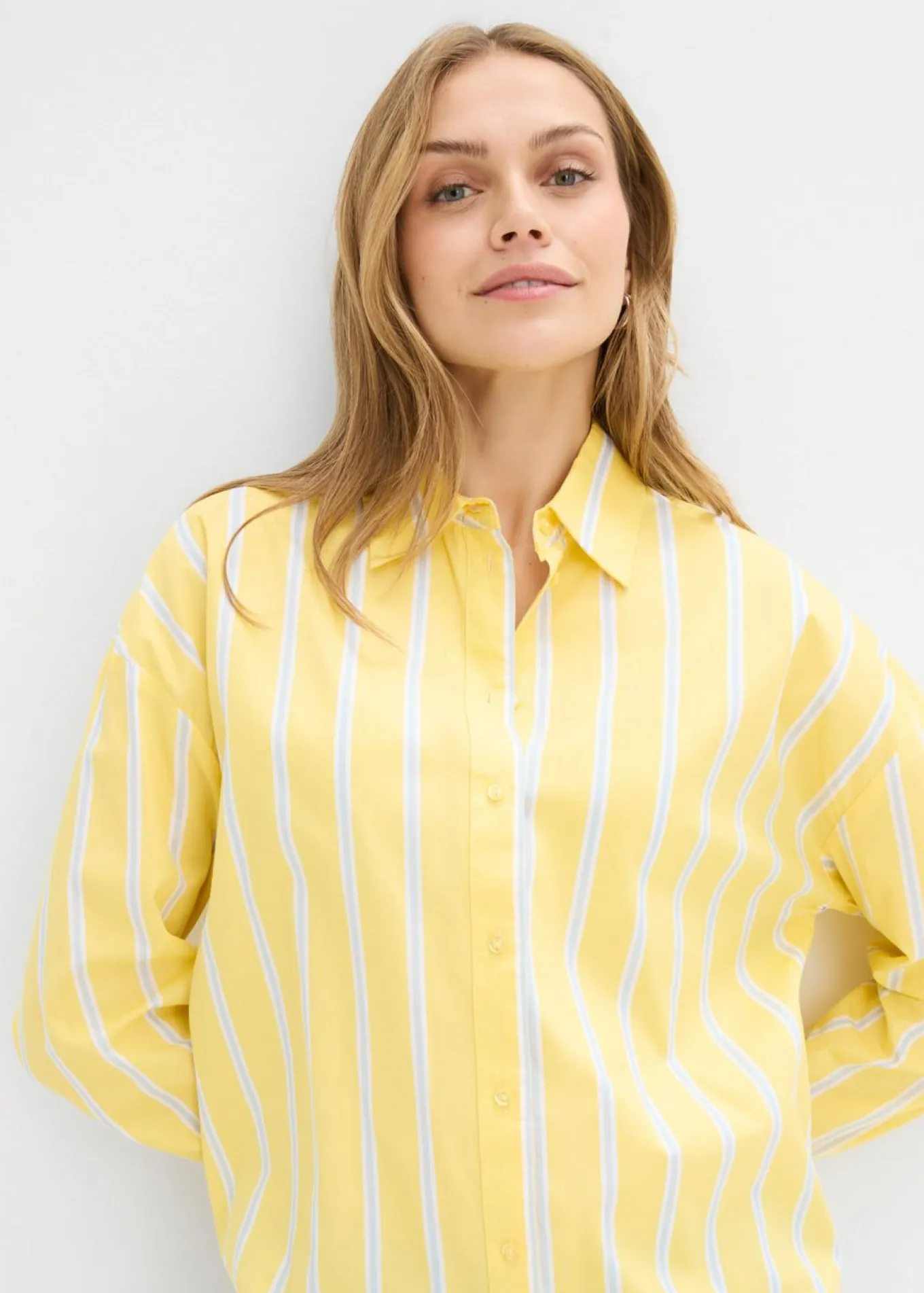 Blusa de popelín de algodón