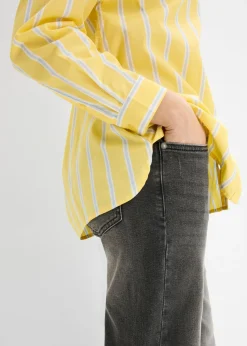 Blusa de popelín de algodón