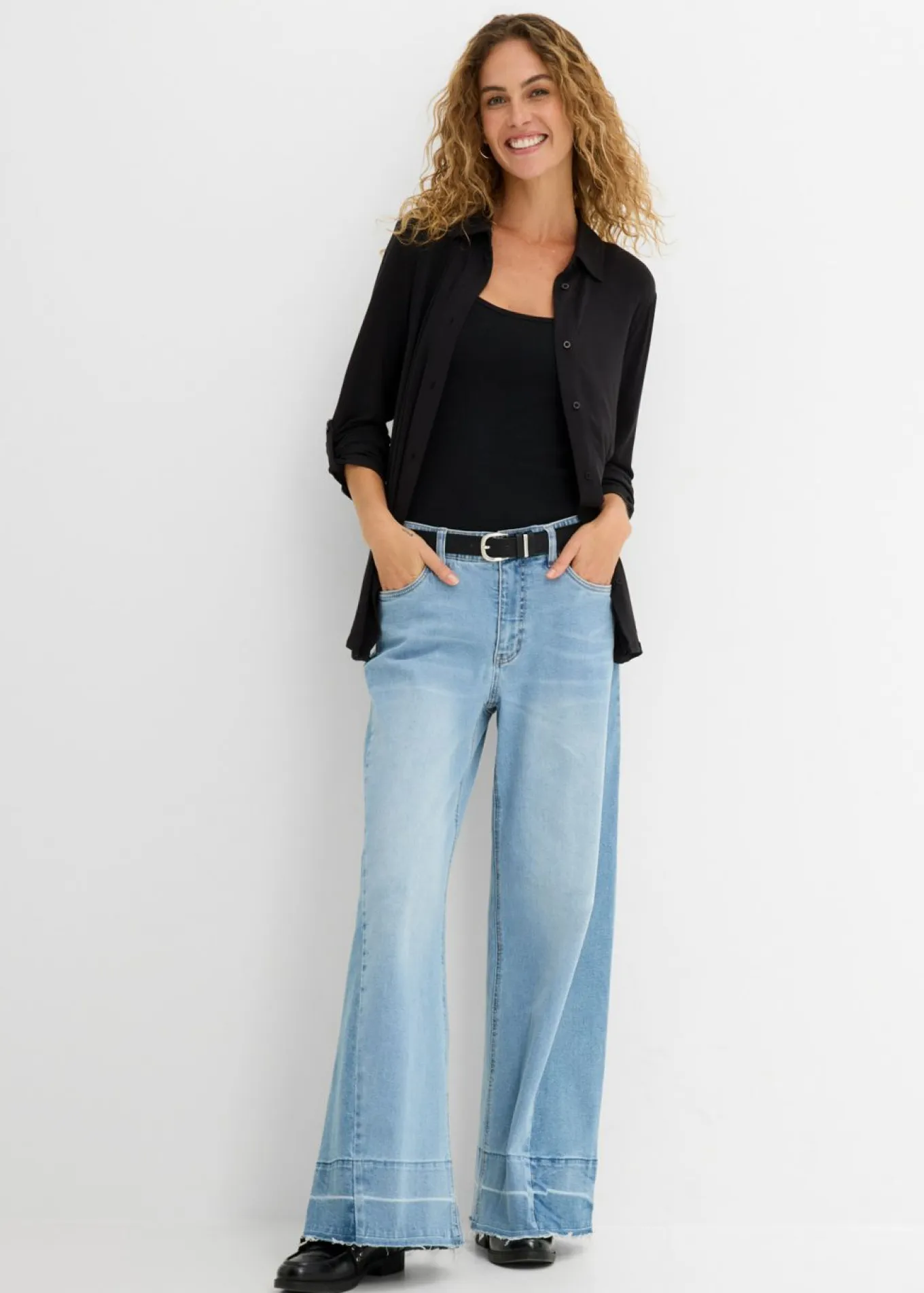 Blusa de punto larga