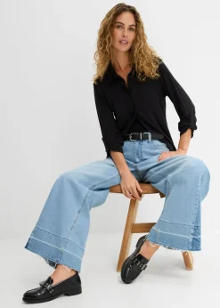 Blusa de punto larga