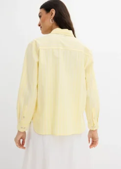 Blusa de rayas de algodón orgánico puro