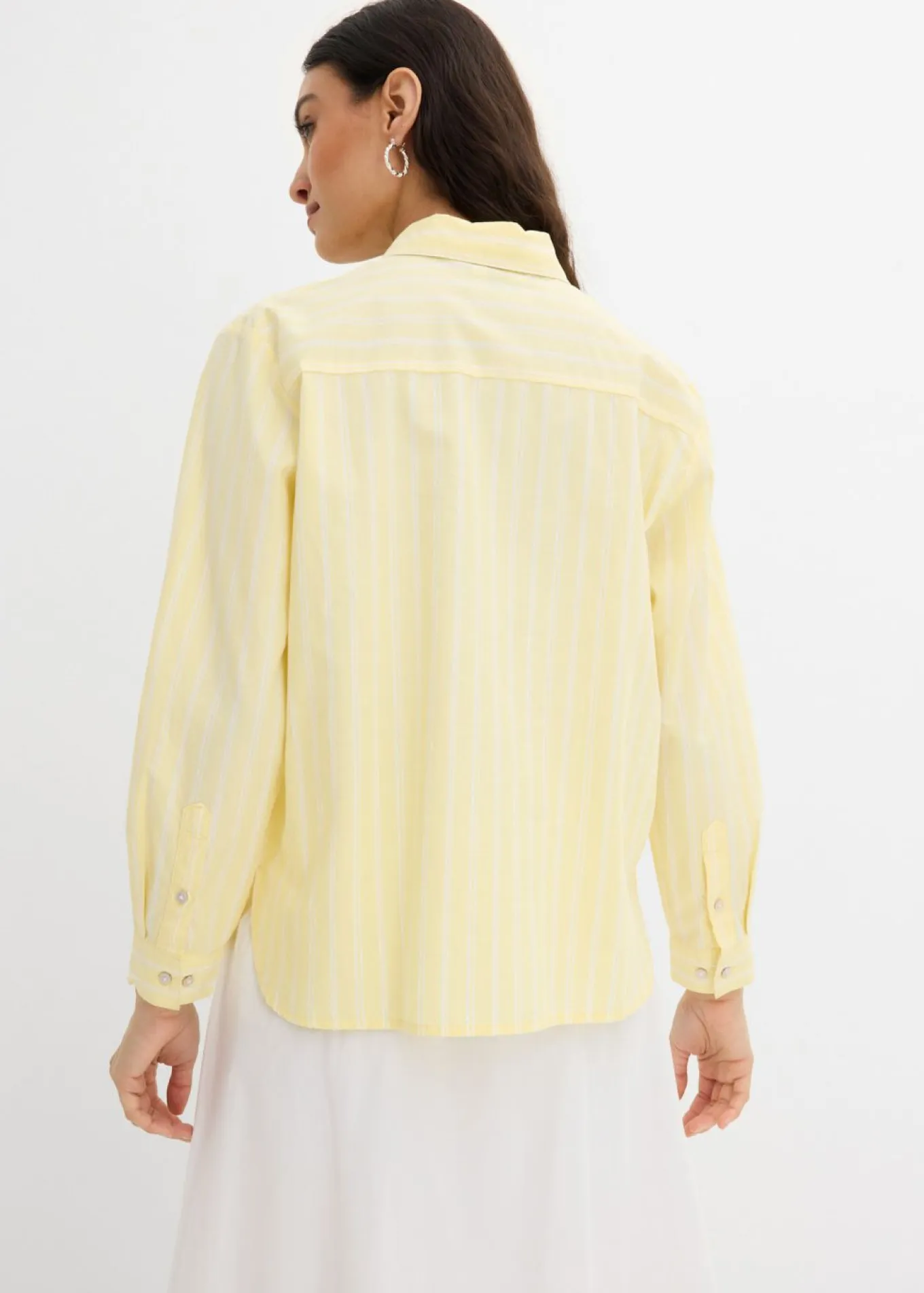 Blusa de rayas de algodón orgánico puro