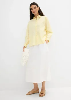 Blusa de rayas de algodón orgánico puro