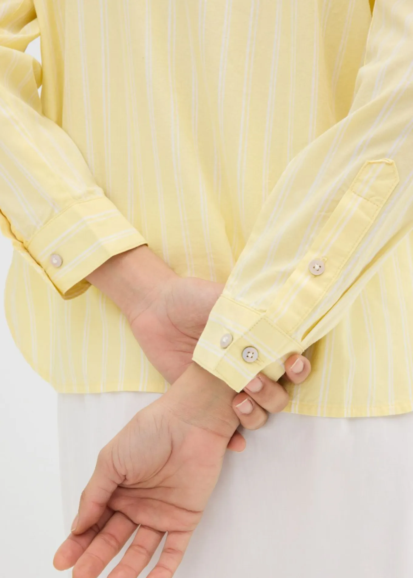 Blusa de rayas de algodón orgánico puro