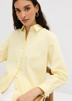 Blusa de rayas de algodón orgánico puro