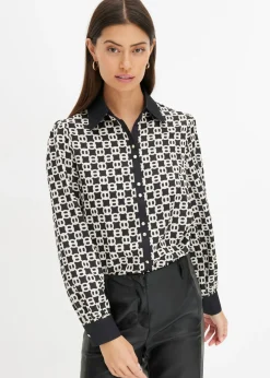 Blusa de satén