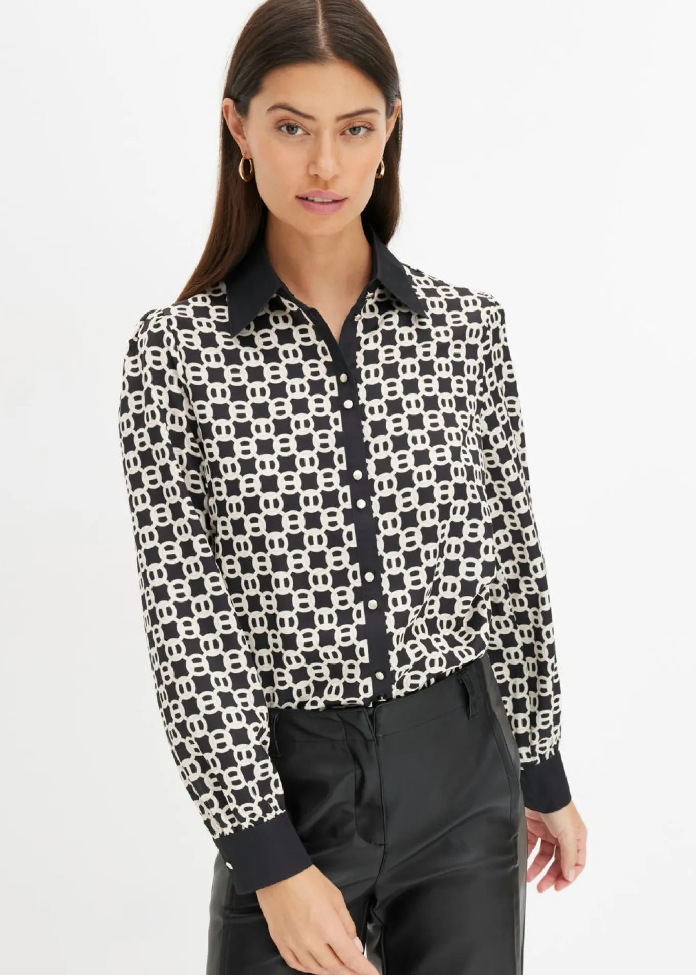 Blusa de satén