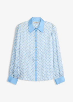 Blusa de satén
