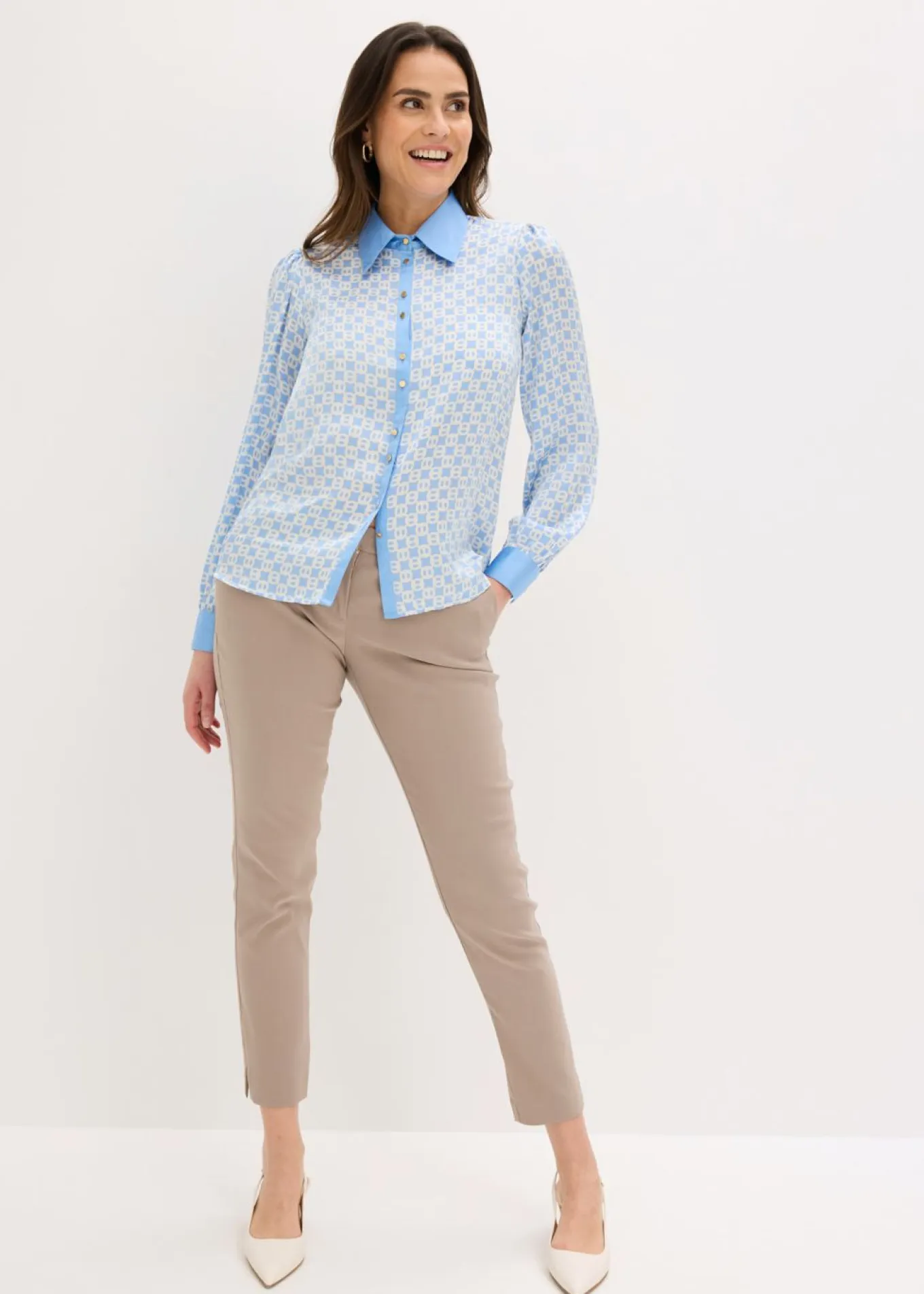 Blusa de satén