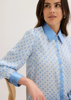 Blusa de satén